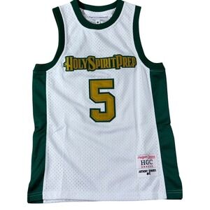 Holy Spirit Prep Mesh Jersey Youth M White Headgear Classics Anthony Edwards #5